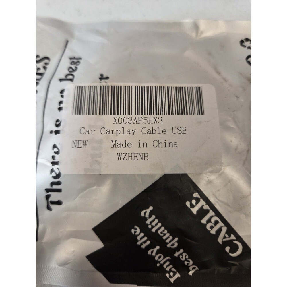 USB-C to USB-C CarPlay Cable‎ Fast Charging Data Sync Car Auto New - Picture 4 of 4